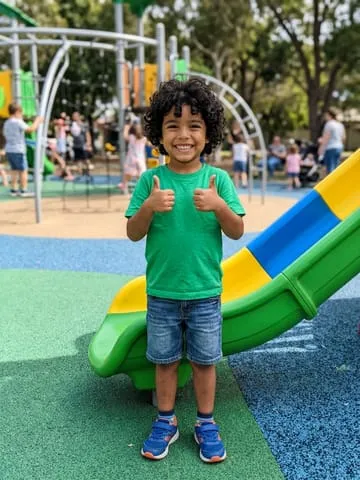 דוגמה: תמונה מקורית של ילד