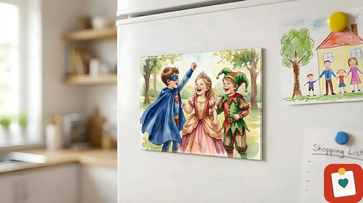 מגנט תמונה 10x15 ס"מ - מגנט מתמונה אישית למקרר