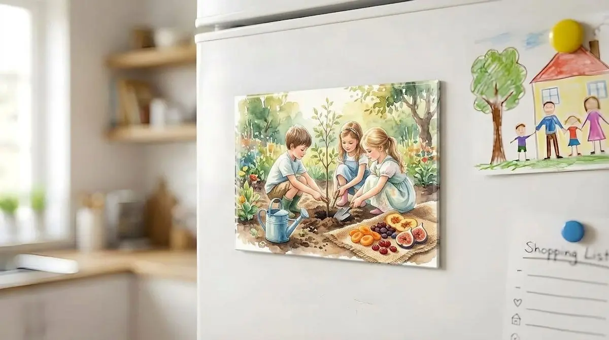 מגנט תמונה 10x15 ס"מ - מגנט מתמונה אישית למקרר