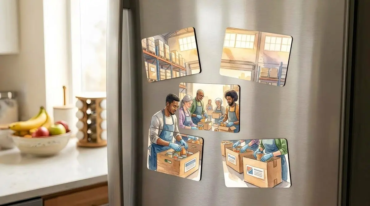 מגנט תמונה 7.5x10 ס"מ - מגנט מתמונה אישית למקרר