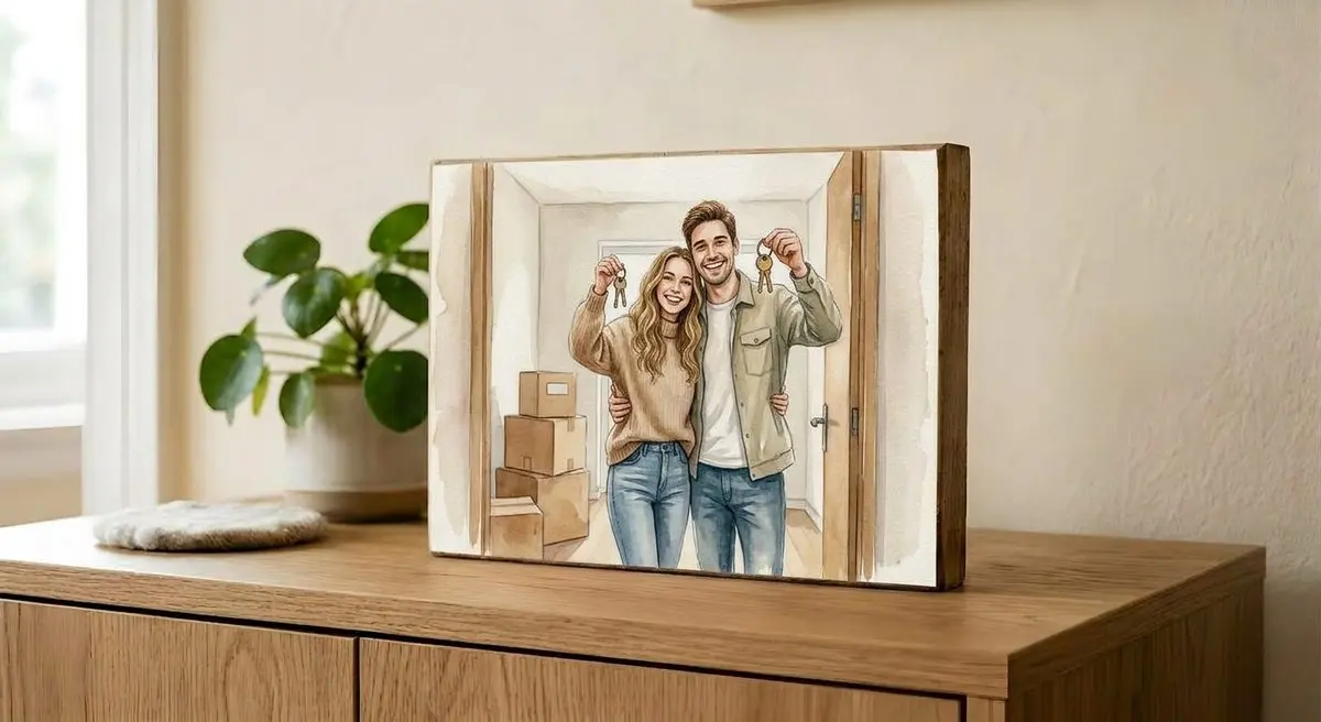 בלוק עץ 15x20 ס"מ - הדפסת תמונה על בלוק עץ