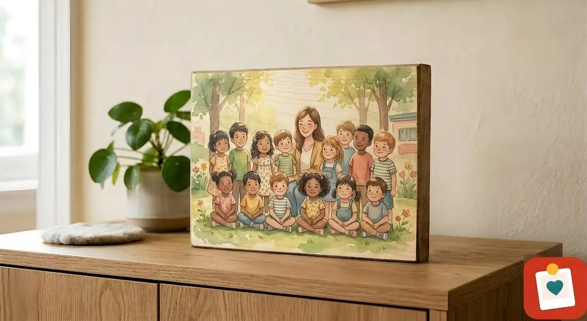 בלוק עץ 15x20 ס"מ - הדפסת תמונה על בלוק עץ